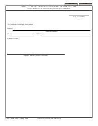 Document preview: ENG Form 5036-1 Cancellation of Certificate of Authority to Issue Citations