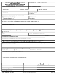 ENG Form 6048 Munitions Response Quality Assurance Report (Qar) Form
