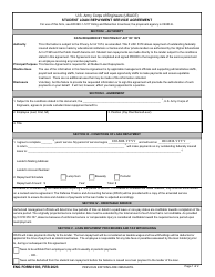 Document preview: ENG Form 6103 Student Loan Repayment Service Agreement