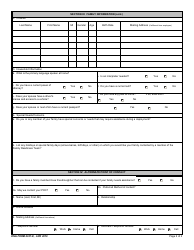 ENG Form 6037 Family Readiness Information Form, Page 2