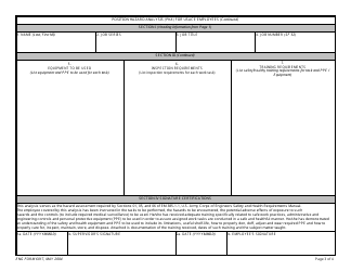 ENG Form 6017 Position Hazard Analysis (Pha) for Usace Employees, Page 3