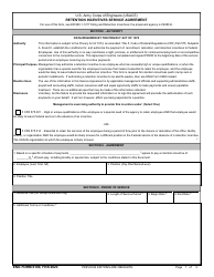 Document preview: ENG Form 6100 Retention Incentives Service Agreement