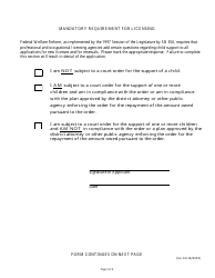 Application for Issuance or Renewal for an Elevator Mechanic Apprentice/Helper Work Card - Nevada, Page 3