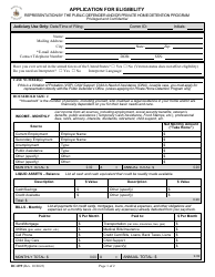 Form DC-099 Application for Eligibility - Representation by the Public Defender and/or Private Home Detention Program - Maryland