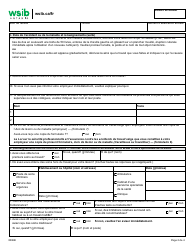 Forme 6 (0006B) Avis De Lesion Ou De Maladie (Travailleuse Ou Travailleur) - Ontario, Canada (French), Page 2