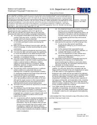 Document preview: Form WH-1481 Notice to Examinee - Employee Polygraph Protection Act