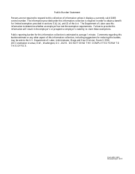 Form WH-1481 Notice to Examinee - Employee Polygraph Protection Act, Page 2