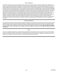 Form CM-2970 Operator Response to Schedule for Submission of Additional Evidence, Page 2