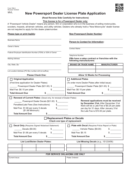 Form 796-C  Printable Pdf