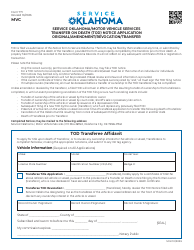 Form 771 Transfer Upon Death (Tod) Notice Application - Original/Amendment/Revocation/Transfer - Oklahoma, Page 2