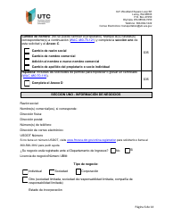 Solicitud De Certificado Como Empresa De Recoleccion De Residuos Solidos - Washington (Spanish), Page 6