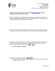Solicitud De Certificado Como Empresa De Recoleccion De Residuos Solidos - Washington (Spanish), Page 8