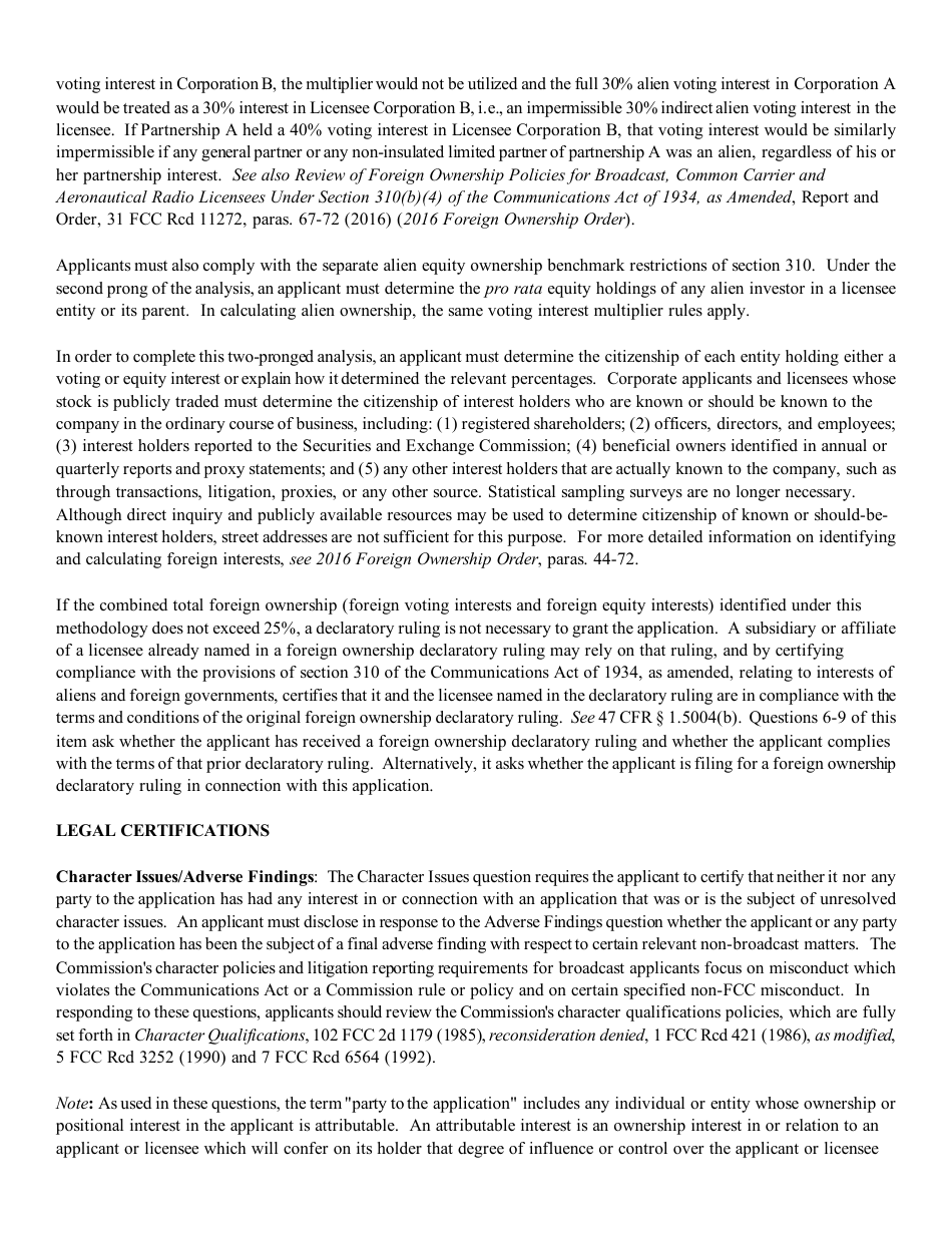 Instructions for FCC Form 2100 Schedule 301-AM Am Station Construction Permit Application, Page 11