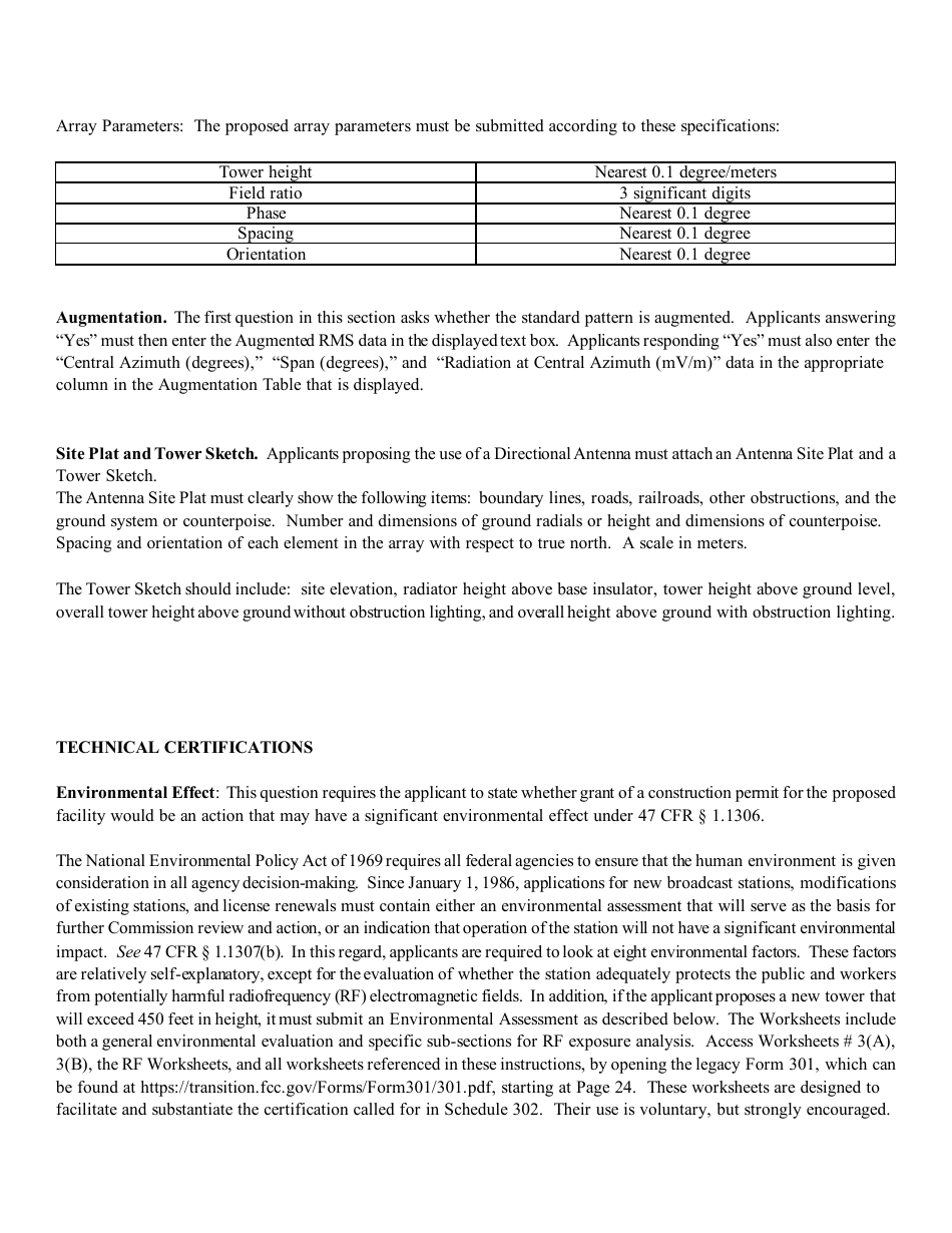 Instructions for FCC Form 2100 Schedule 301-AM Am Station Construction Permit Application, Page 18