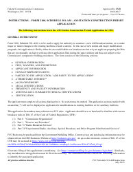 Instructions for FCC Form 2100 Schedule 301-AM Am Station Construction Permit Application