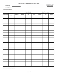 Fertilizer Tonnage Report Form - Utah, Page 3