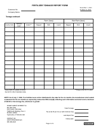 Fertilizer Tonnage Report Form - Utah, Page 4