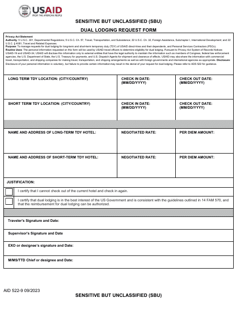 Form AID522 9 Fill Out Sign Online And Download Fillable PDF 