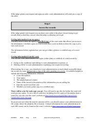 Form ADO600 Instructions - Requesting Access to Adoption Case Records, Birth Parent Identifying Information, and/or Birth Record Information - Minnesota, Page 7