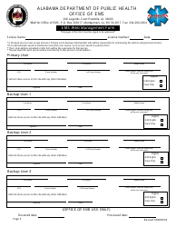 EMS Provider Service License Application - Alabama, Page 5
