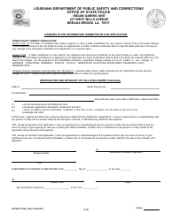 Form DPSSP0095 Part B Corporate Certification Application - Individual Personal History Application (Key Employee) - Louisiana, Page 16