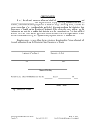 Form 802 E Notice of Intent to Change Ownership - Mississippi, Page 4