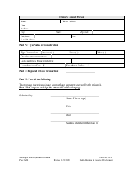Form 829 E Transfer County of a Home Health Agency - Mississippi, Page 3