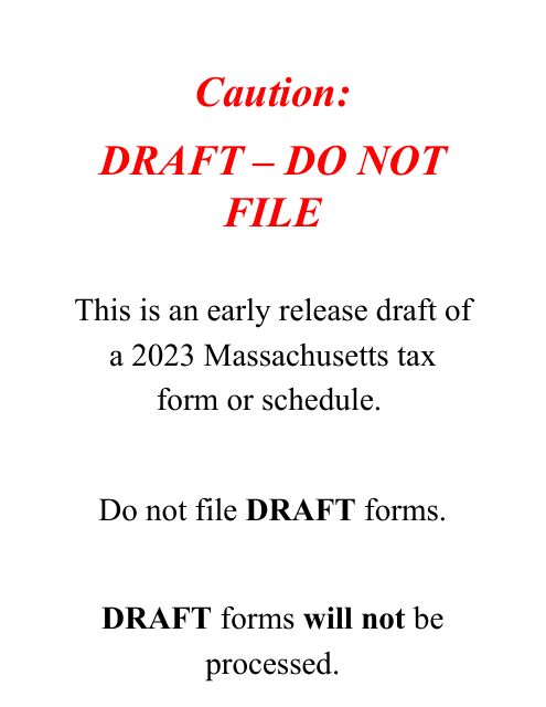 Form MA NRCR 2023 Printable Pdf