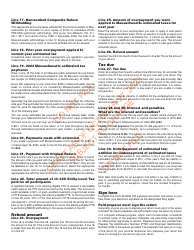 Form MA NRCR Nonresident Composite Return - Draft - Massachusetts, Page 6