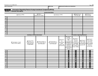 IRS Form 8865 Schedule K-2 Partners&#039; Distributive Share Items - International, Page 12
