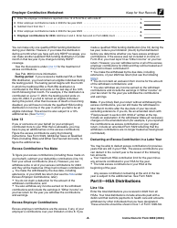 Instructions for IRS Form 8889 Health Savings Accounts (Hsas), Page 8