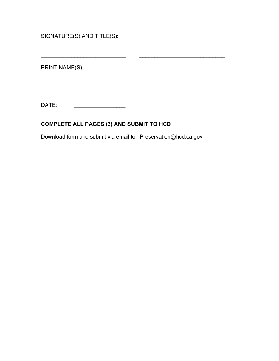 Self-certification as a Qualified Entity Pursuant to Government Code Section 65863.11 - California, Page 3
