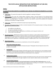 The State-Local Infrastructure Partnership Act (Hb 355) Application - Montana, Page 5