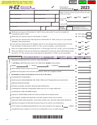 Document preview: Form I-015I Schedule H-EZ Homestead Credit Claim (Easy Form) - Wisconsin, 2023