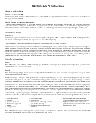 Form I-094 Schedule PS Private School Tuition - Wisconsin, Page 2