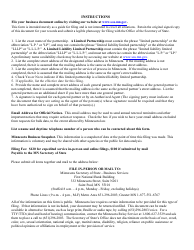 Minnesota Certificate of Limited Partnership - Minnesota, Page 4