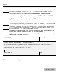 Form F-02260A Temporary Quest Card Request - Wisconsin, Page 2