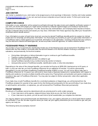 Form F-16019 Wisconsin Foodshare Application - Wisconsin, Page 17