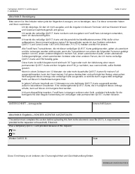 Form F-02260AG Temporary Quest Card Request - Wisconsin (German), Page 2
