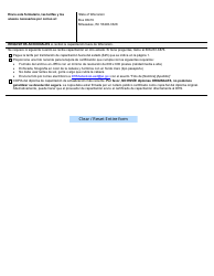 Formulario F-01989S Solicitud De Renovacion Para Trabajos Con Plomo - Certificacion Individual - Wisconsin (Spanish), Page 2