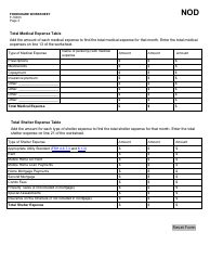 Form F-16033 Foodshare Worksheet - Wisconsin, Page 3