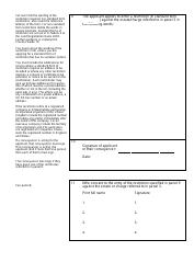 Form RX1 Application to Enter a Restriction - United Kingdom, Page 4