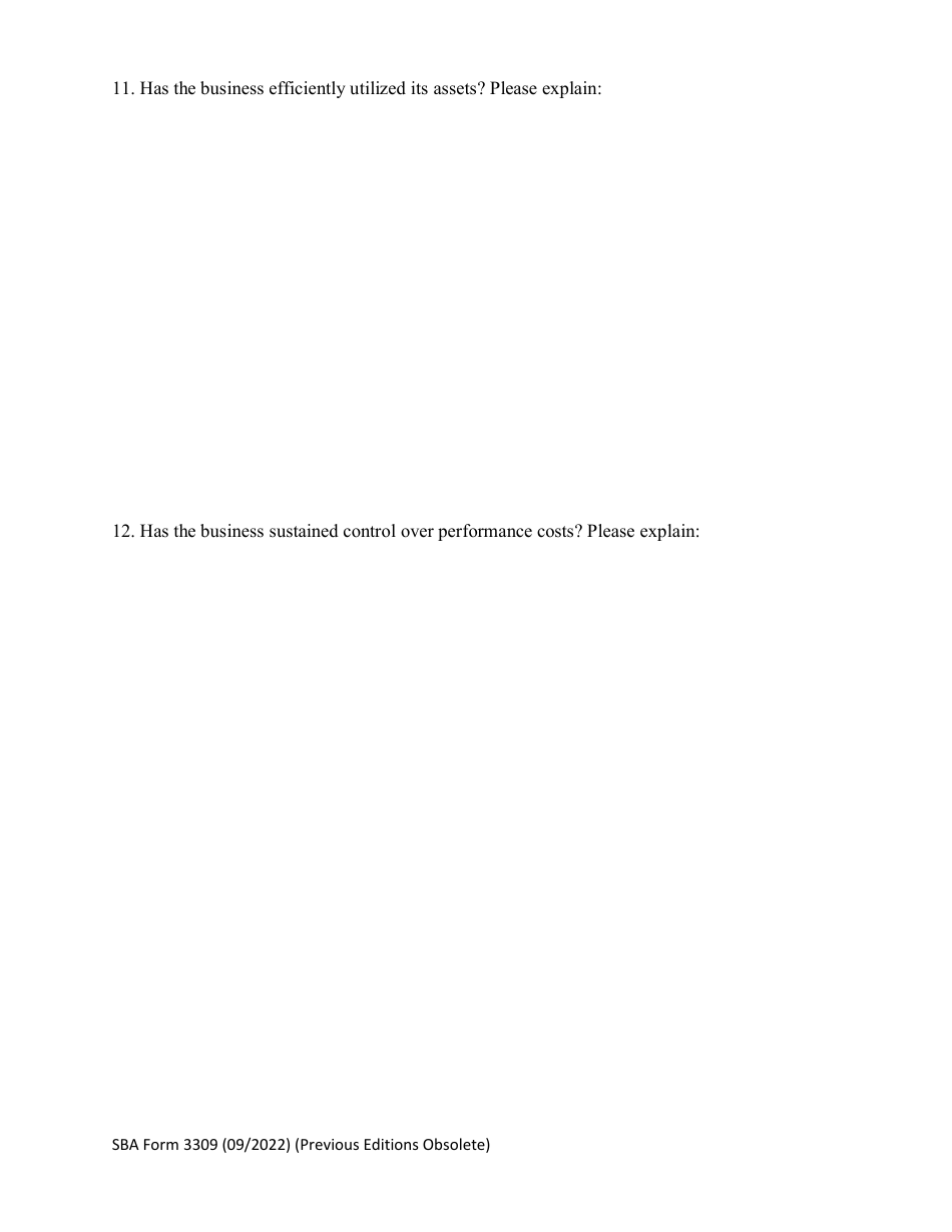 SBA Form 3309 Nomination Form for 8(A) Graduate of the Year Award - National Small Business Week, Page 5