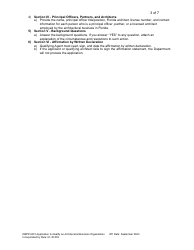Form DBPR AR5 Application to Qualify an Architectural Business Organization - Florida, Page 3