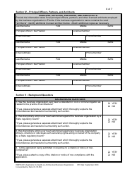 Form DBPR AR5 Application to Qualify an Architectural Business Organization - Florida, Page 6