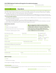 Form HCA52-0030 Pebb Employee Enrollment/Change Form for Medical Only Groups - Washington, Page 6