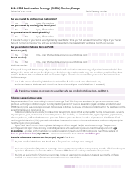Form HCA50-0136 Pebb Continuation Coverage (Cobra) Election/Change - Washington, Page 3