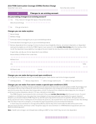 Form HCA50-0136 Pebb Continuation Coverage (Cobra) Election/Change - Washington, Page 9