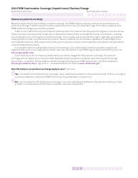 Form HCA50-0135 Pebb Continuation Coverage (Unpaid Leave) Election/Change - Washington, Page 3
