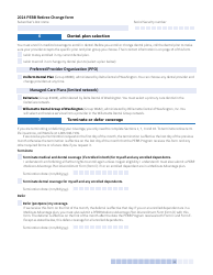 Form E (HCA51-0007) Pebb Retiree Change Form - Washington, Page 12